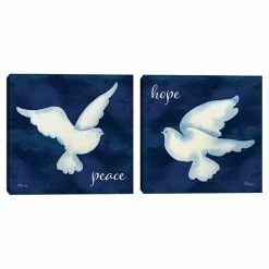 Master Piece Cyano Dove I & II Wall Decor