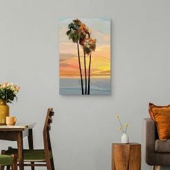 Master Piece Sunset Palm Trees Canvas Wall Art -Master Piece Shop unnamed file 2115