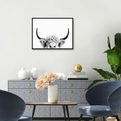 Master Piece Peeking Cow Framed Wall Art -Master Piece Shop unnamed file 2154