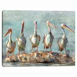 Master Piece Pelican Pause Canvas Wall Art By Studio Arts