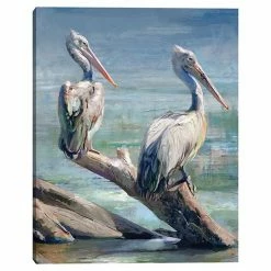 Master Piece Pelican Pair Canvas Wall Art By Studio Arts