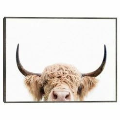 Master Piece Peeking Cow Wall Art By Sisi & Seb