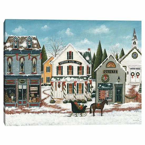 Master Piece Christmas Village I Wall Decor 1 Master Piece Christmas Village I Wall Decor