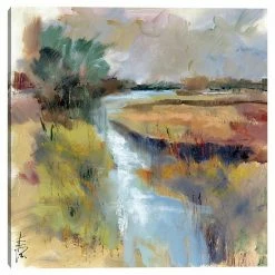 Master Piece Rivulets Delighting Canvas Wall Art