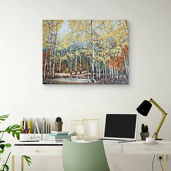 Master Piece New Aspen Grove Canvas Wall Art 4 Master Piece New Aspen Grove Canvas Wall Art - Image 4