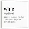 Master Piece Wine Definition Canvas Wall Art
