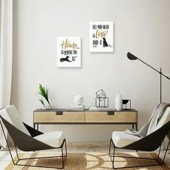 Master Piece Pet Love I & II Dog Canvas Wall Art 2-piece Set -Master Piece Shop unnamed file 2241