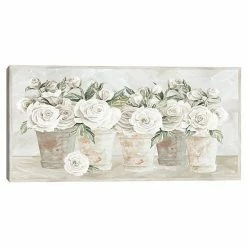 Master Piece Potted Roses Framed Wall Art