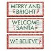 Master Piece Welcome Christmas Sign I & II & III Wall Decor