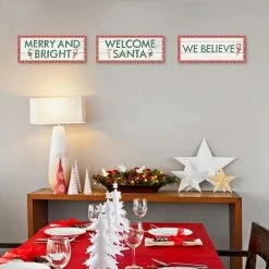 Master Piece Welcome Christmas Sign I & II & III Wall Decor -Master Piece Shop unnamed file 2303