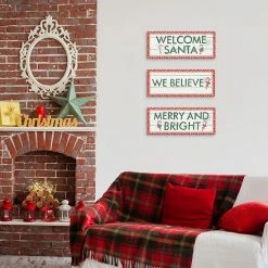 Master Piece Welcome Christmas Sign I & II & III Wall Decor -Master Piece Shop unnamed file 2304