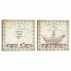 Master Piece Simply Elegant Bath I & II Canvas Wall Art 2-piece Set