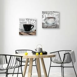 Master Piece Coffee News 1 & 3 Canvas Wall Art 2-piece Set -Master Piece Shop unnamed file 2328