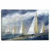 Master Piece Indigo Swells Sailboat Canvas Wall Art