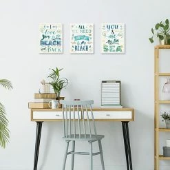 Master Piece Coastal Words I & II Canvas Wall Art 3-piece Set -Master Piece Shop unnamed file 2349