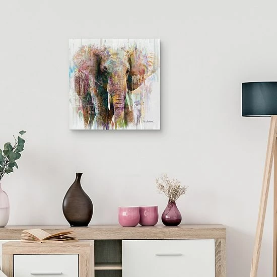 Master Piece Elephant Portrait Canvas Wall Art 3 Master Piece Elephant Portrait Canvas Wall Art - Image 3