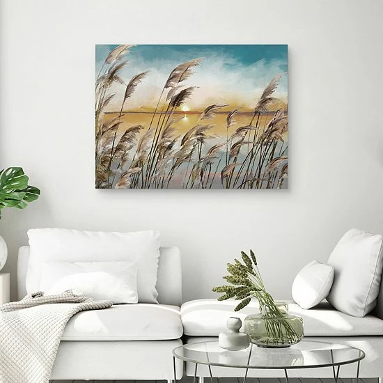 Master Piece Morning Reeds Canvas Wall Art 2 Master Piece Morning Reeds Canvas Wall Art - Image 2