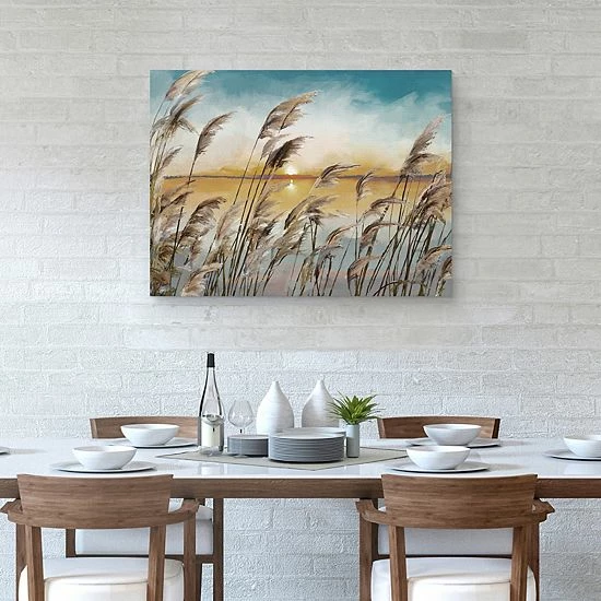 Master Piece Morning Reeds Canvas Wall Art 3 Master Piece Morning Reeds Canvas Wall Art - Image 3