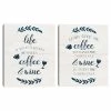 Master Piece Coffee & Wine Canvas Wall Art 2-piece Set