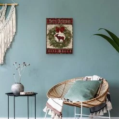 Master Piece Buffalo Check Wreath By B Albert Canvas Wall Art -Master Piece Shop unnamed file 2455