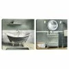 Master Piece Smoky Gray Bath I & II Canvas Wall Art 2-piece Set