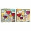 Master Piece Wine Glass I & IV Canvas Wall Art 2-piece Set