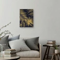 Master Piece Tropical Gold Finish Canvas Wall Art -Master Piece Shop unnamed file 2476