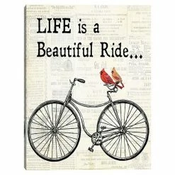 Master Piece Beautiful Ride Bike Canvas Wall Art