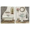 Master Piece Tuscan Bath I & IV Canvas Wall Art 2-piece Set