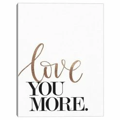 Master Piece Love You More Canvas Wall Art