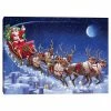 Master Piece Santa's Sleigh Canvas Wall Art