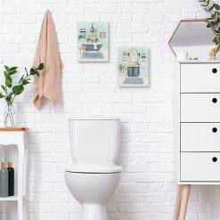 Master Piece Blue Bath I & II Canvas Wall Art 2-piece Set -Master Piece Shop unnamed file 2635