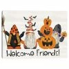 Master Piece Gnomes Of Halloween Welcome Friends Canvas Wall Art