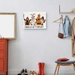 Master Piece Gnomes Of Halloween Welcome Friends Canvas Wall Art -Master Piece Shop unnamed file 2653