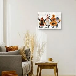 Master Piece Gnomes Of Halloween Welcome Friends Canvas Wall Art -Master Piece Shop unnamed file 2654
