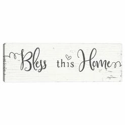 Master Piece Bless Life At Home X Canvas Wall Art
