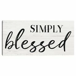 Master Piece Simply Blessed Distressed Canvas Wall Art