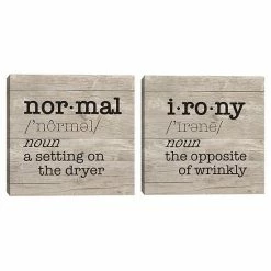 Master Piece Laundry Room Humor I & II Canvas Wall Art 2-piece Set