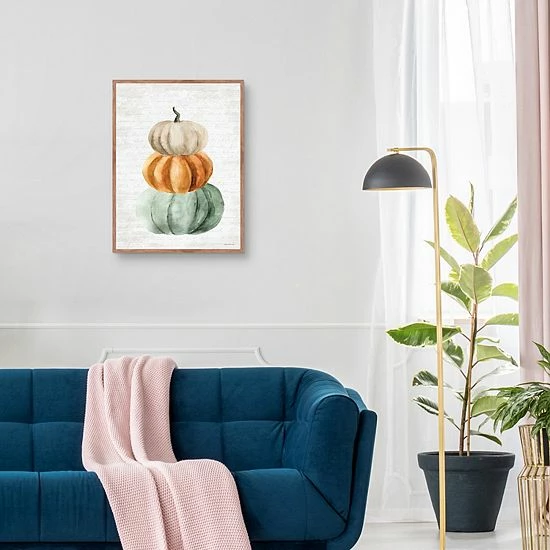 Master Piece Pumpkin Stack Framed Canvas Wall Art 2 Master Piece Pumpkin Stack Framed Canvas Wall Art - Image 2