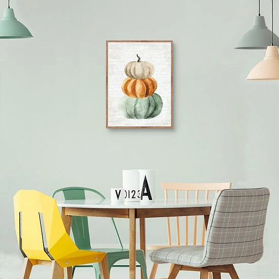 Master Piece Pumpkin Stack Framed Canvas Wall Art 3 Master Piece Pumpkin Stack Framed Canvas Wall Art - Image 3