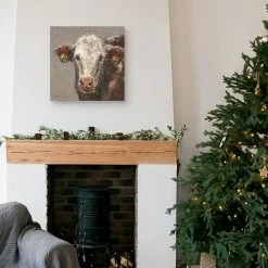 Master Piece Patty The Brown Christmas Cow Wall Decor -Master Piece Shop unnamed file 2818