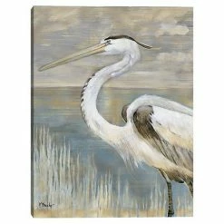Master Piece Golden River Heron Canvas Wall Art