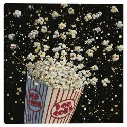 Master Piece Cinema Popcorn Canvas Wall Art