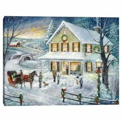 Master Piece Christmas Visit Wall Decor