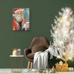 Master Piece Santa With List By J S Taylor Canvas Wall Art -Master Piece Shop unnamed file 285