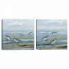 Master Piece Seabird Beach I & II By Sally Swatland Canvas Wall Art 2-piece Set