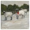 Master Piece Sheep In Snow Wall Decor