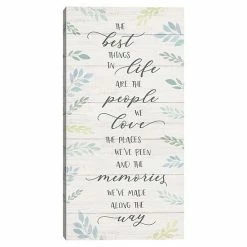 Master Piece Best Things In Life Canvas Wall Art