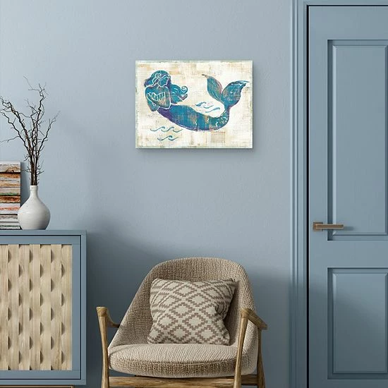 Master Piece On The Waves II Mermaid Canvas Wall Art 2 Master Piece On The Waves II Mermaid Canvas Wall Art - Image 2