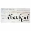 Master Piece Thankful Blessed Canvas Wall Art